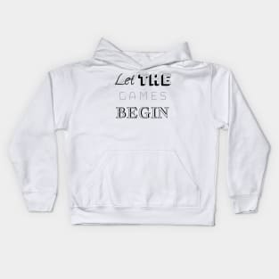 AJR Let the games begin Kids Hoodie